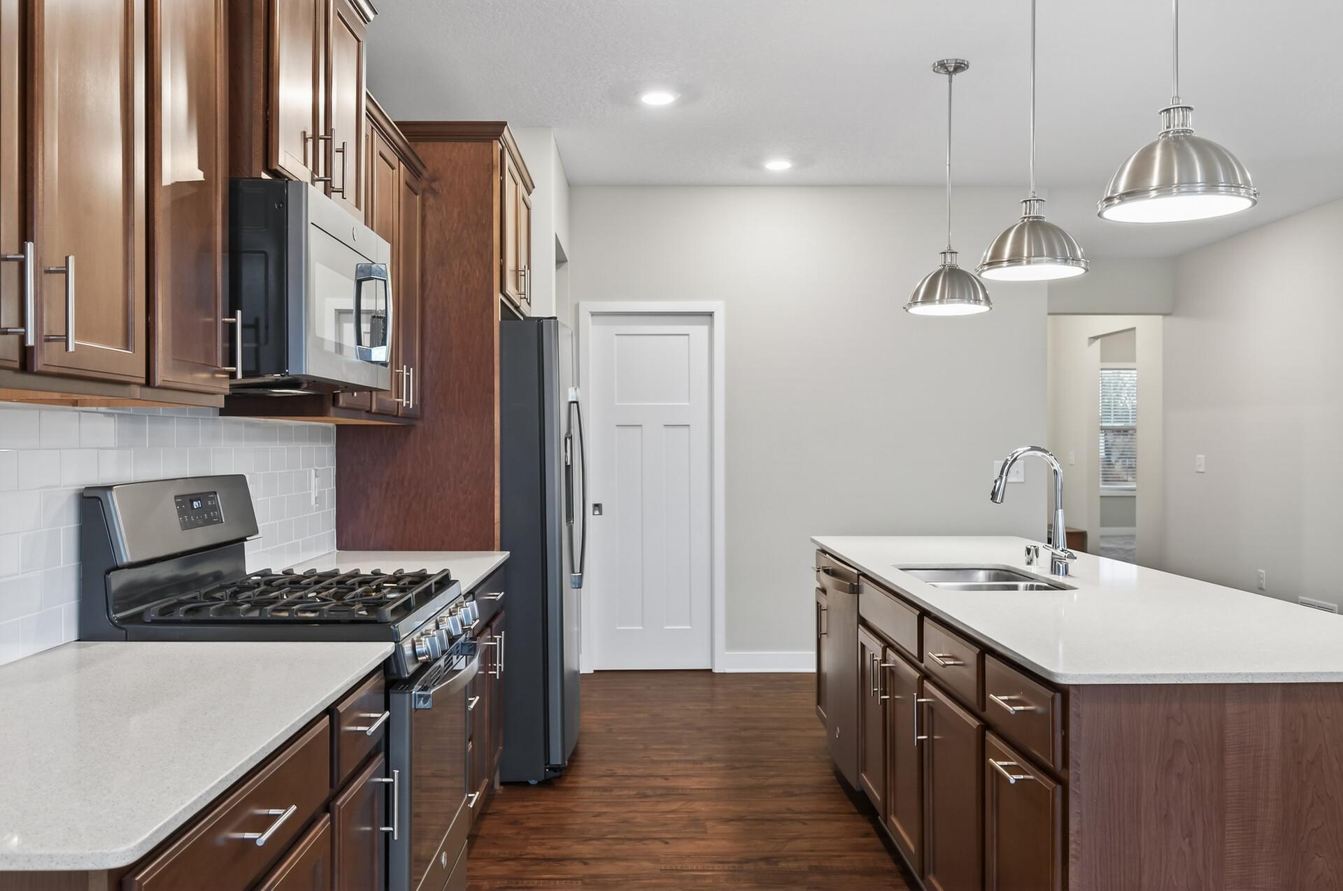 Kitchen with large pantry