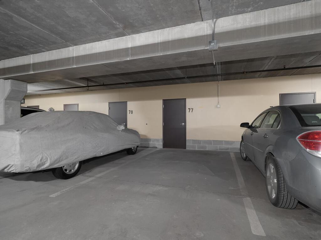 EV Charging? No problem. The garage space is wired waiting for your EV's charger. The space also has an attached private storage room.