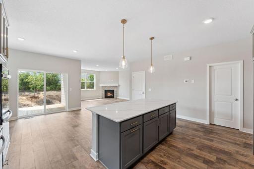 Beautiful kitchen for hosting dinner parties! *Picture is of model home; actual finishes may vary.