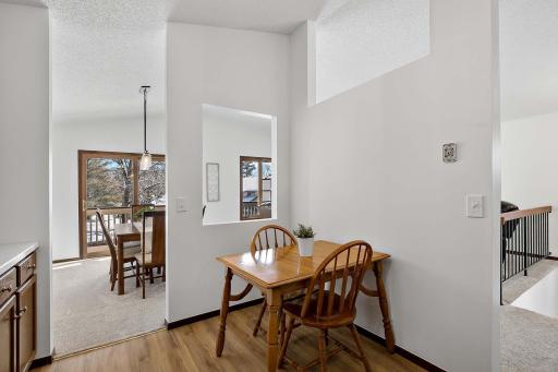 Bright eat-in kitchen, perfect for casual meals.