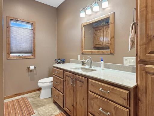 Full Bath with Laundry Unit with Beautiful woodwork!