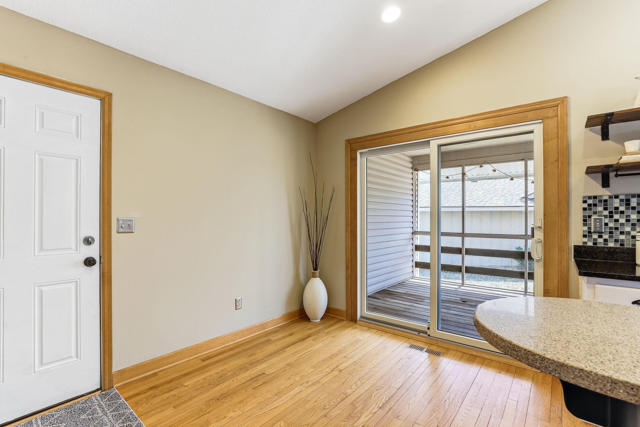 Plenty of space for a table & chairs