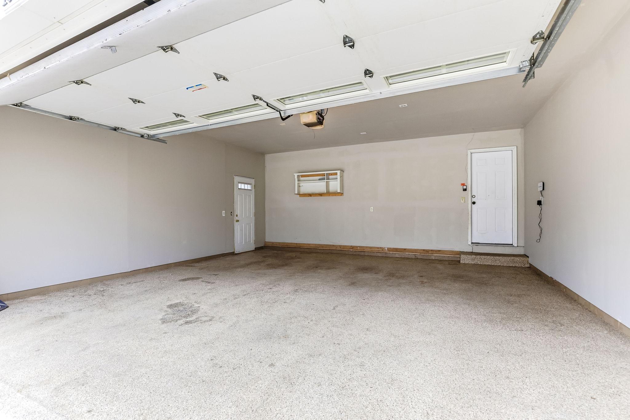 Garage Featuring an Epoxy Floor!