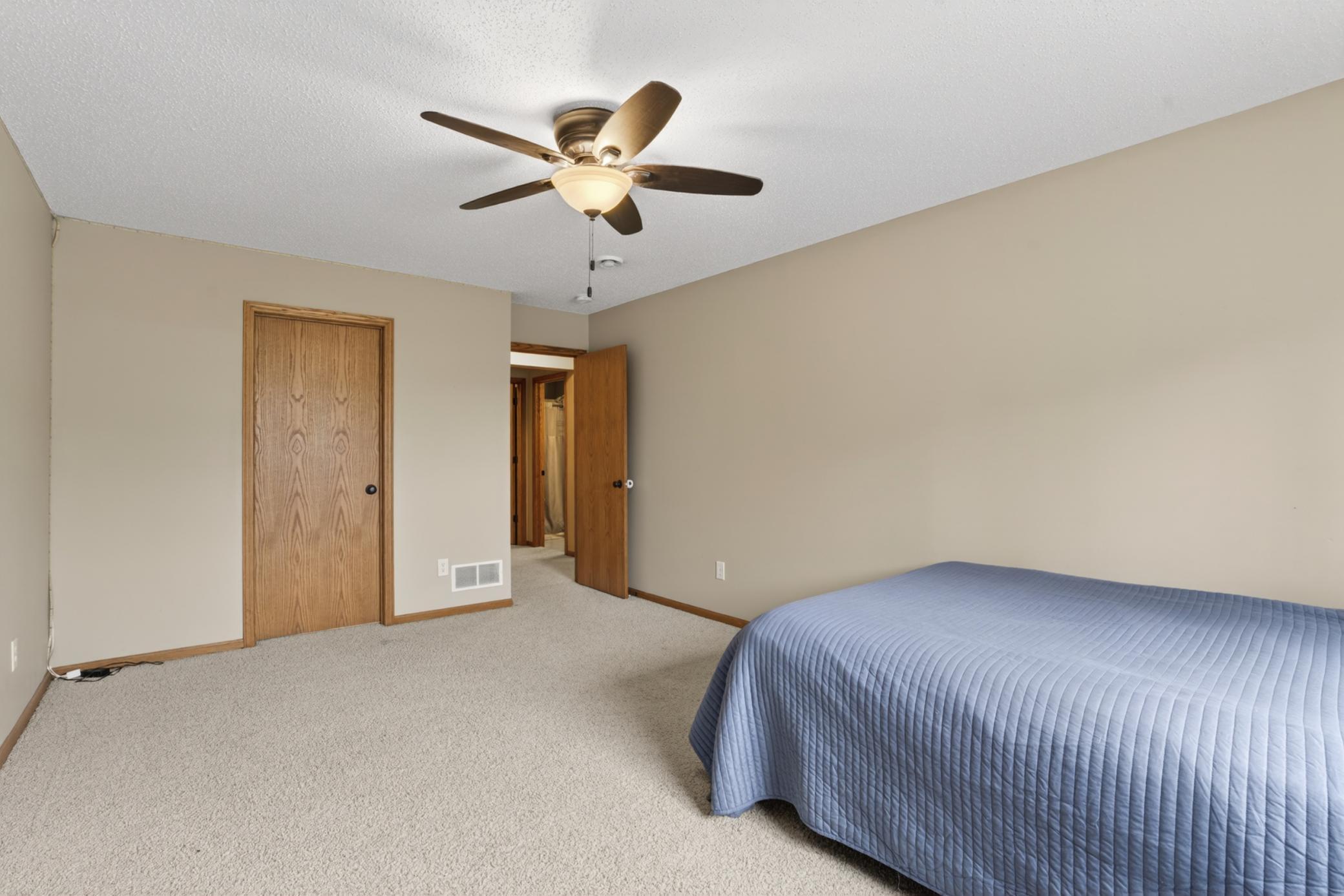 Bedroom 5 in lower level with walk in closet