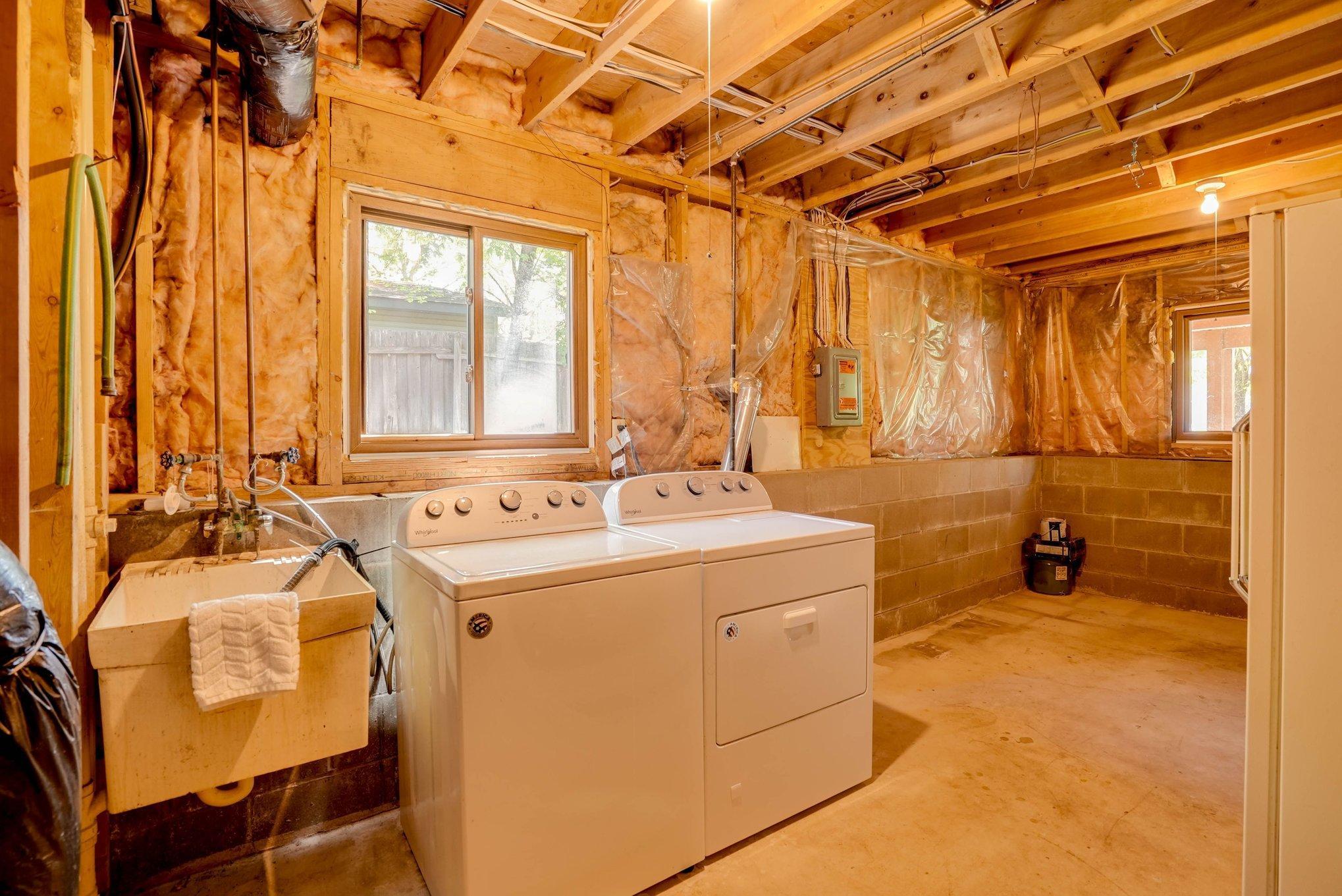 Laundry-Mechanical Room
