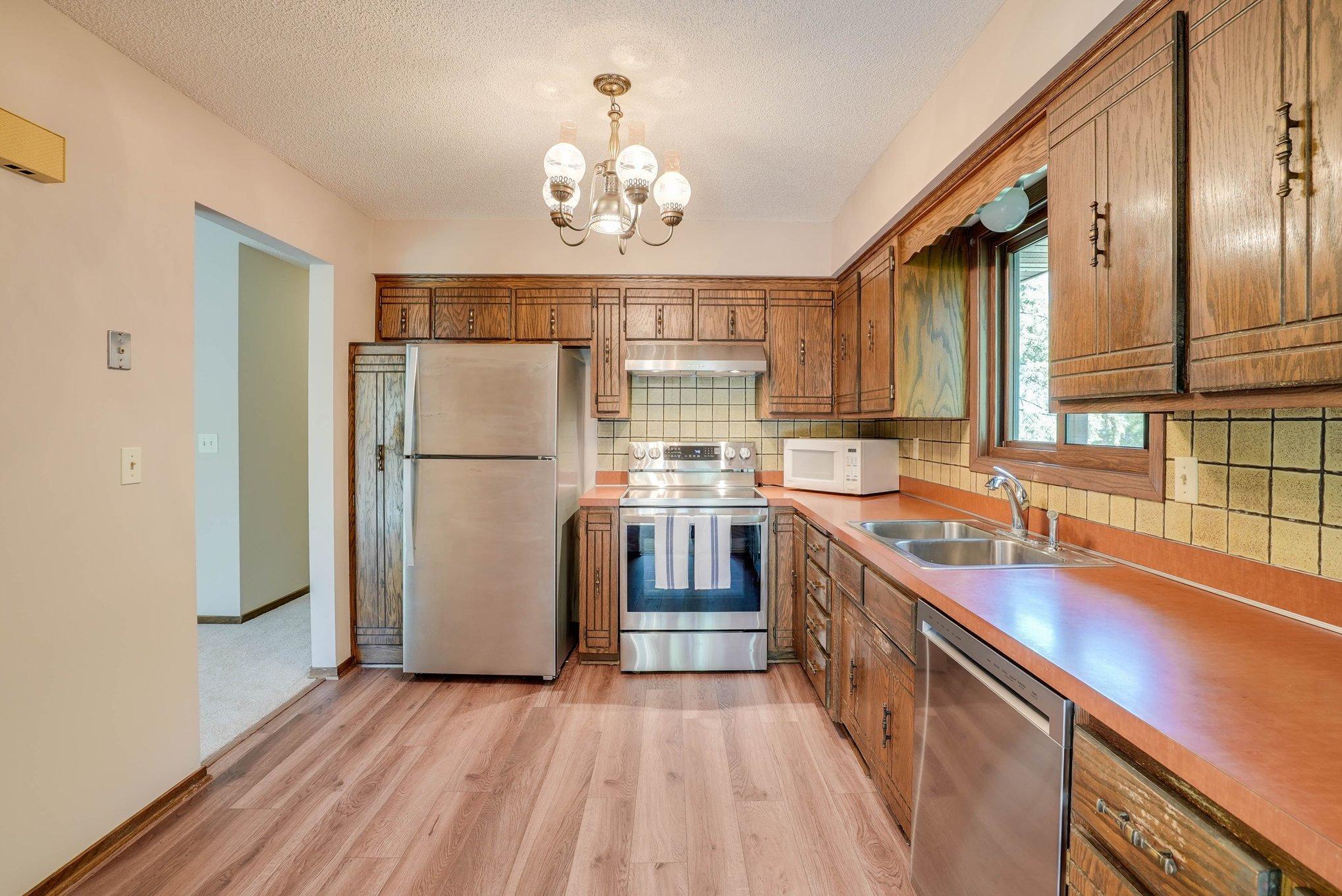 Brand new stainless steel appliances
