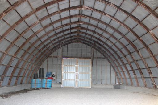 Interior of 52x36 Quonset / Garage