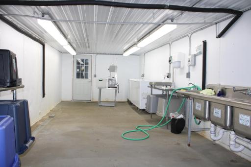 Packaging Room in Commercial Barn