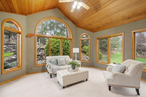 4 Season porch with garden views