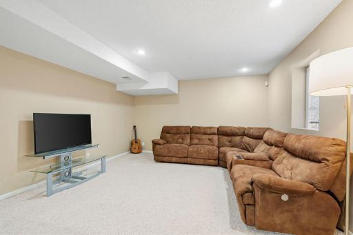 Lower level rec room