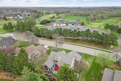 Home is across the street from the Crystal Lake Golf Course club house.