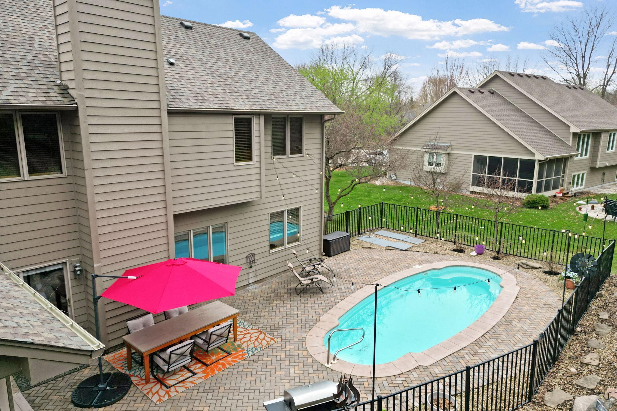 In-ground heated pool