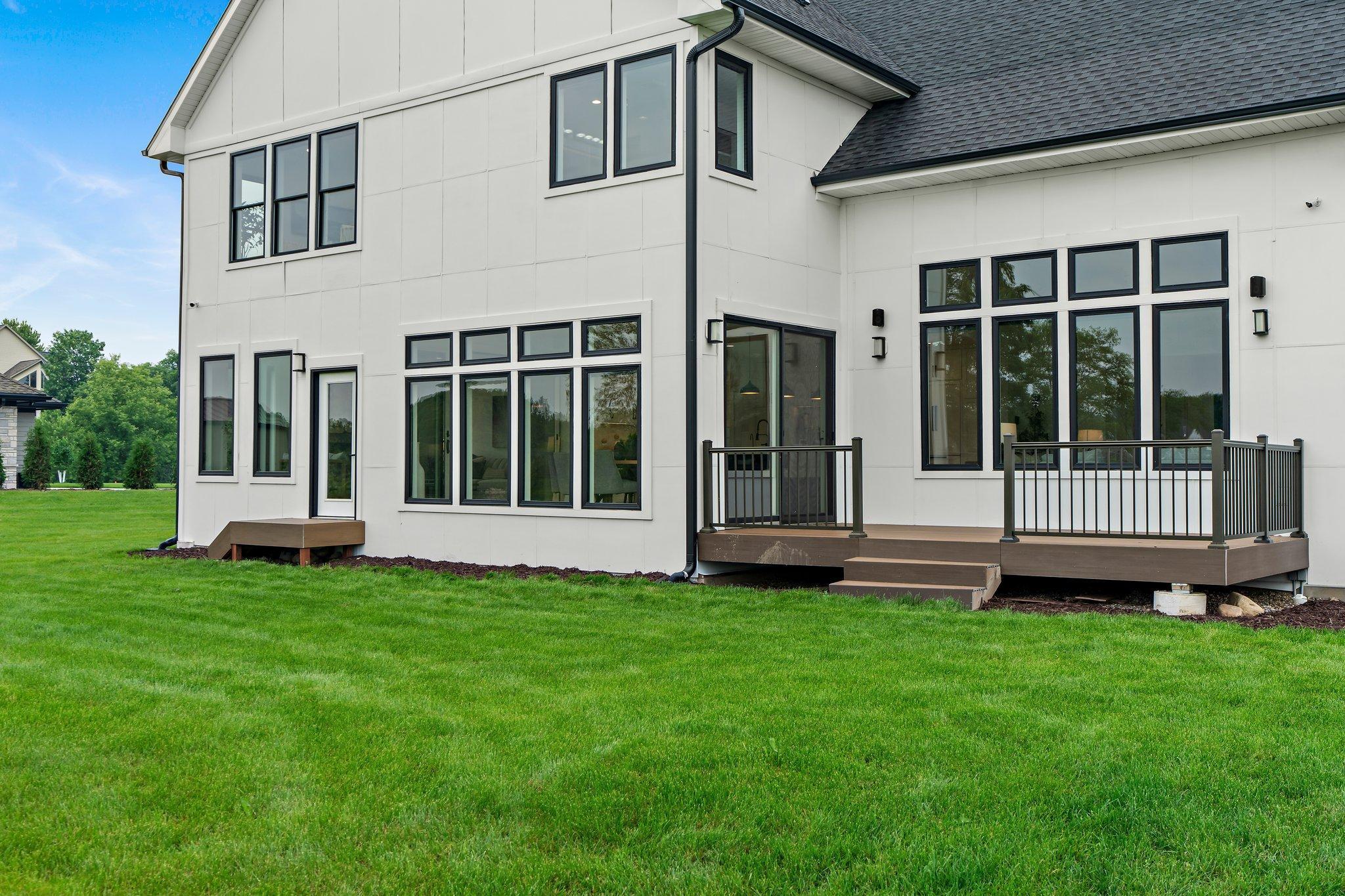 Built with durability in mind, the exterior features Hardie Board siding and a steel roof over the garage and porch.