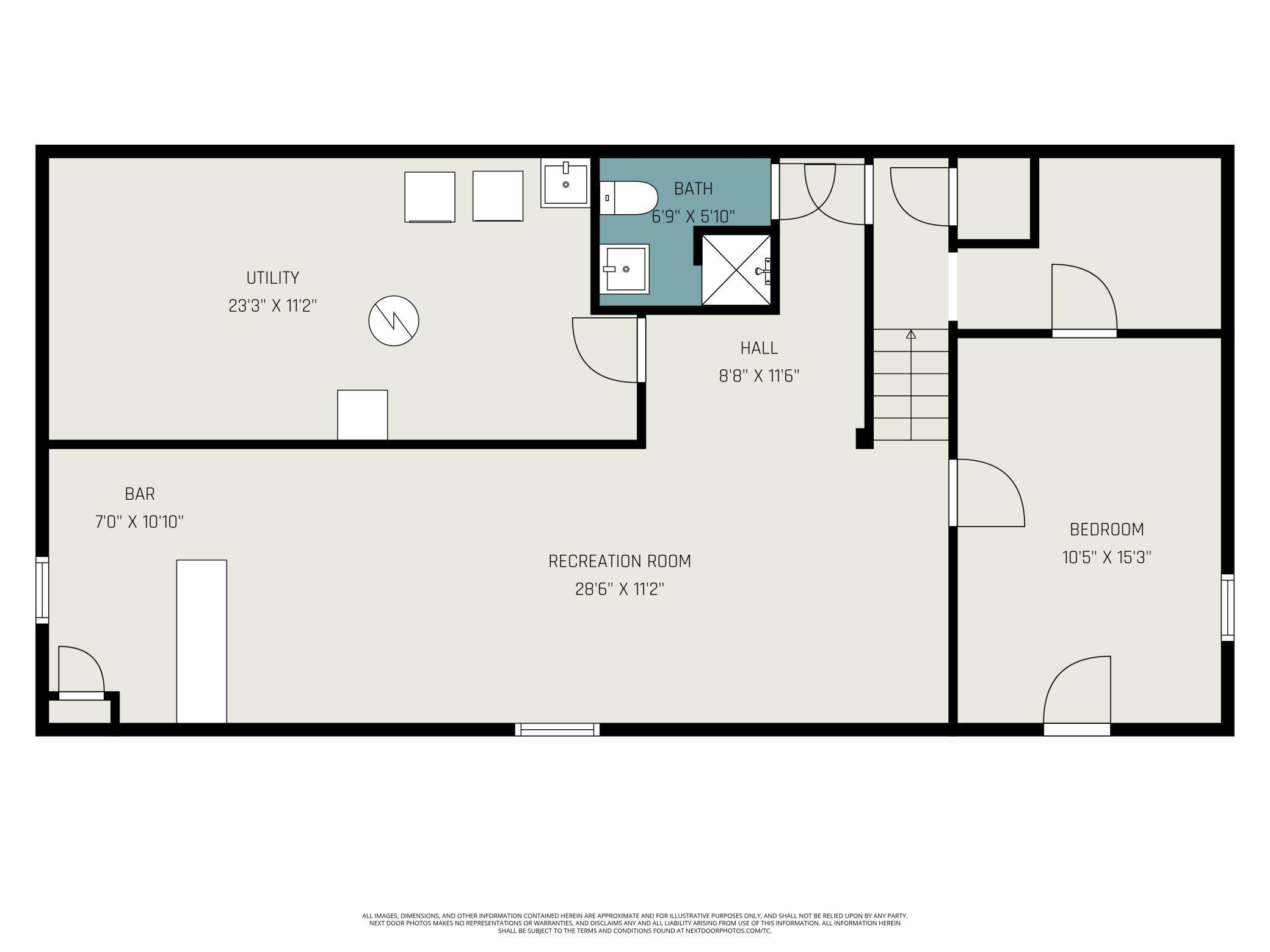 Basement floor plan