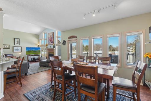 Enjoy golf course views from the dining room!