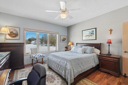 Main level primary suite with a walk-in closet!