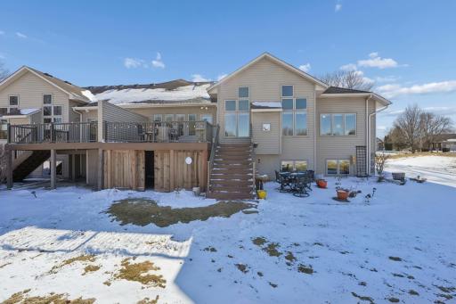 Step outside to the large maintenance free deck, newly built in 2023!