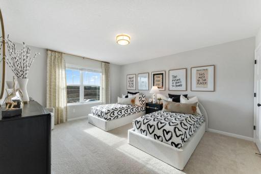 Bedroom 3- for representational purposes only. Finishes may vary on actual.