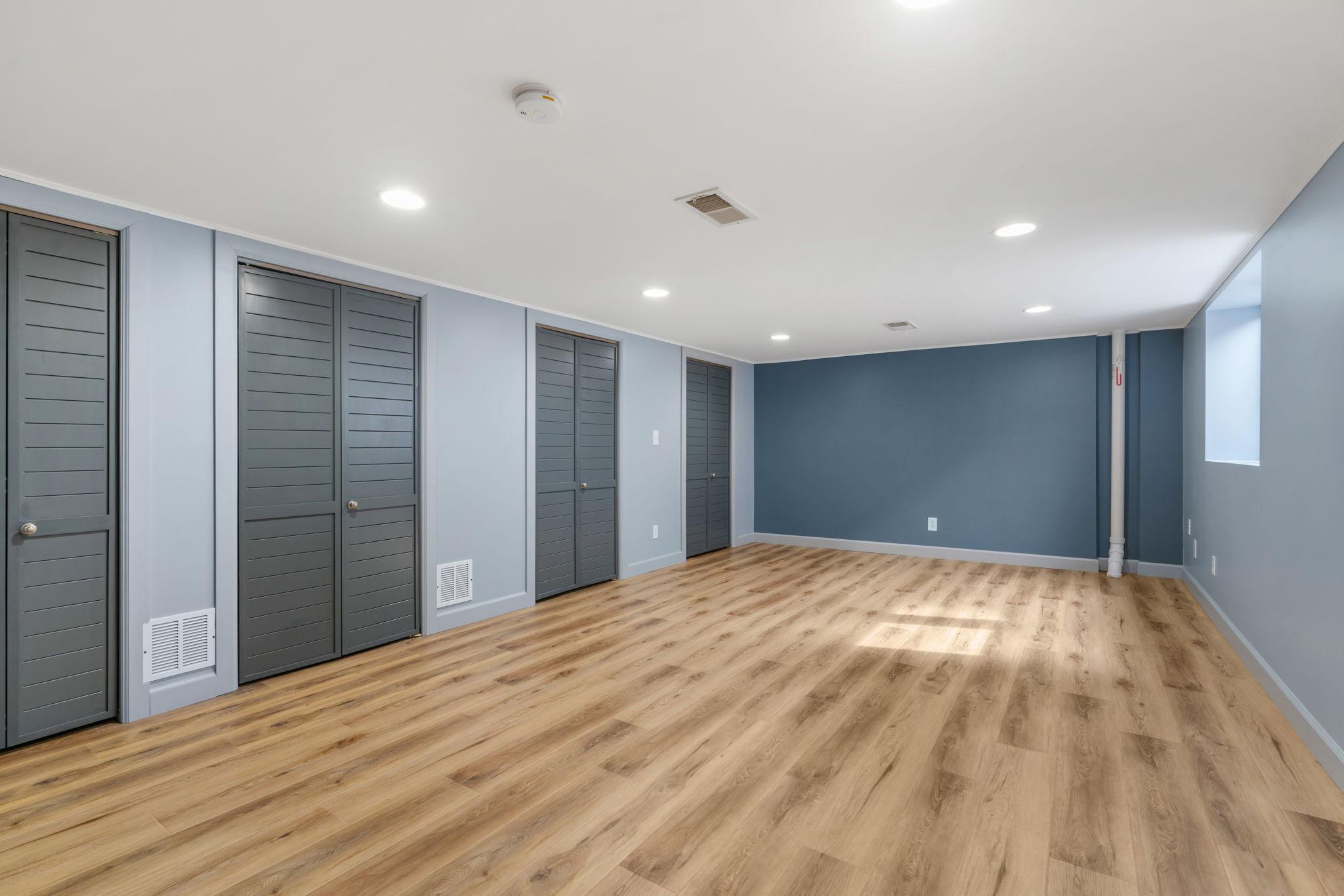 Fourth bedroom with egress added and has been used as bedroom with sitting area and an office