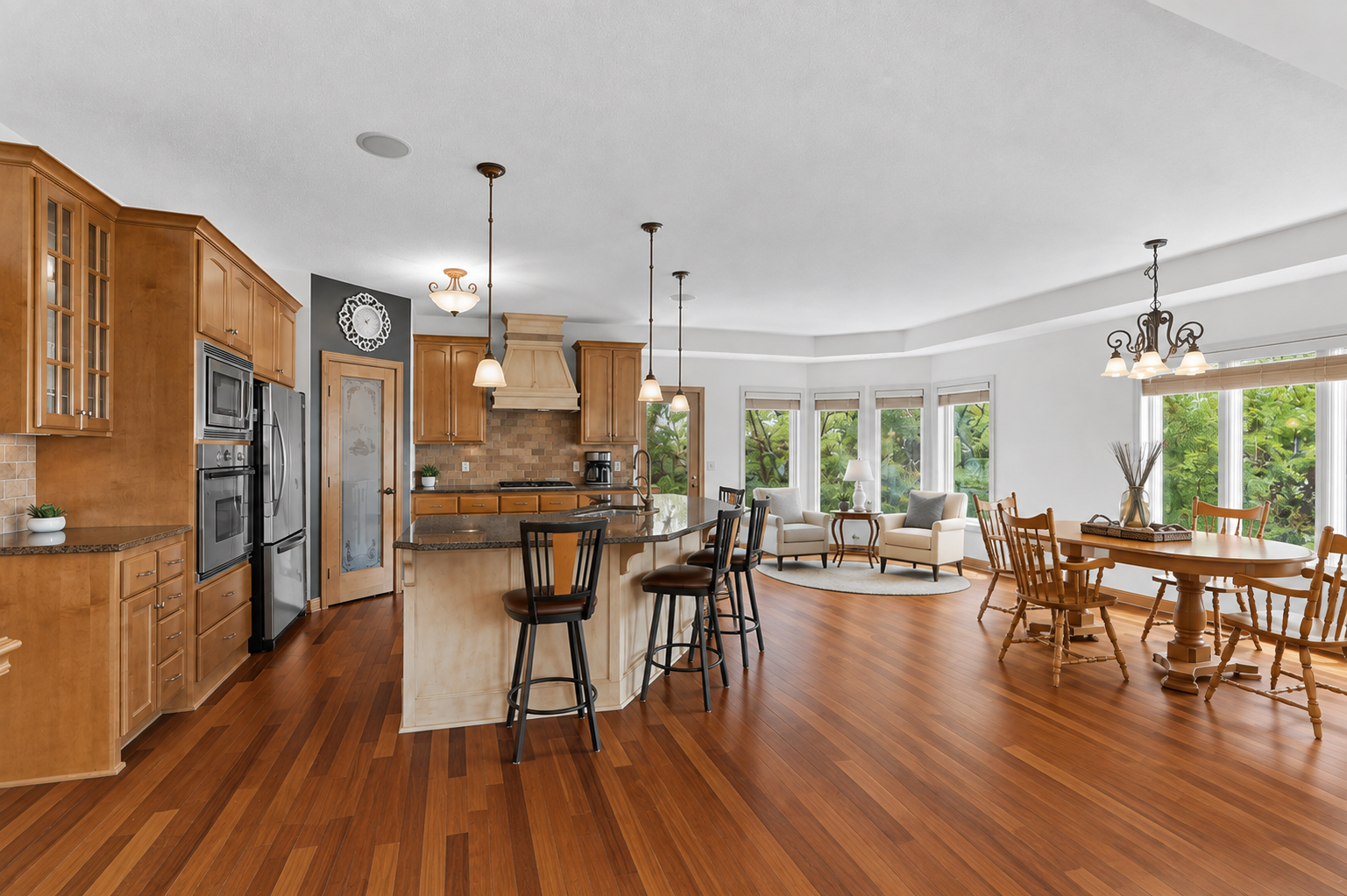 Discover your next chapter in this quality custom built Hanson home offering a spacious open floor plan with premium finishes & upgrades throughout.