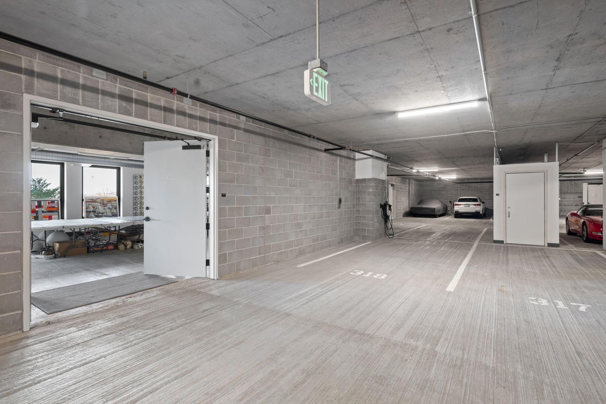 Entry to Auxiliary Unit is Next to Four Dedicated 18AB Parking Spaces