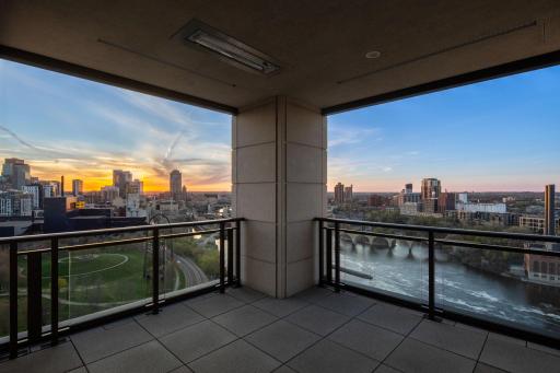 Two Heated Loggias with Gas-Grill Hook-Ups Offer Panoramic Views