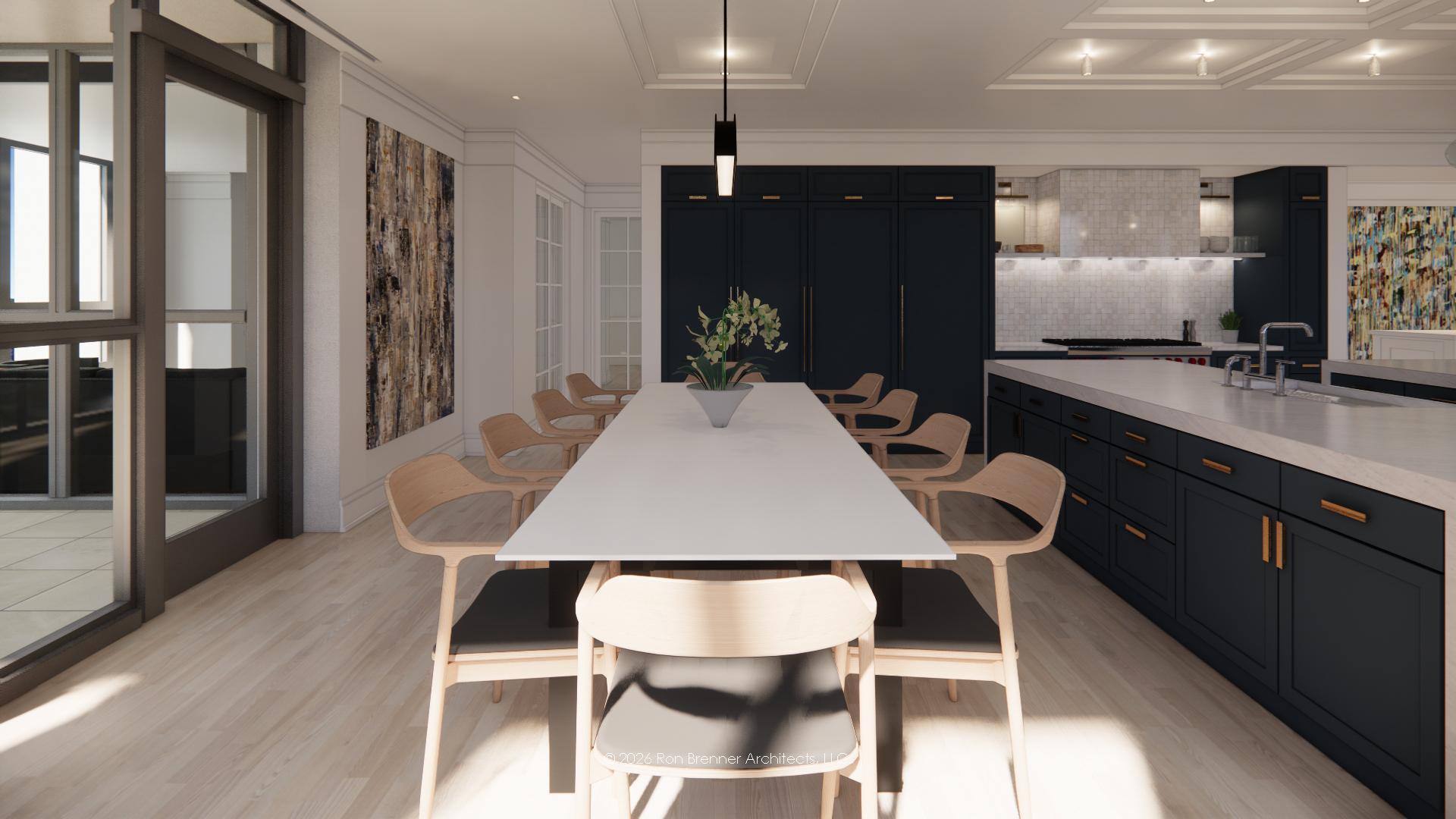 Architect Rendition D - Dining