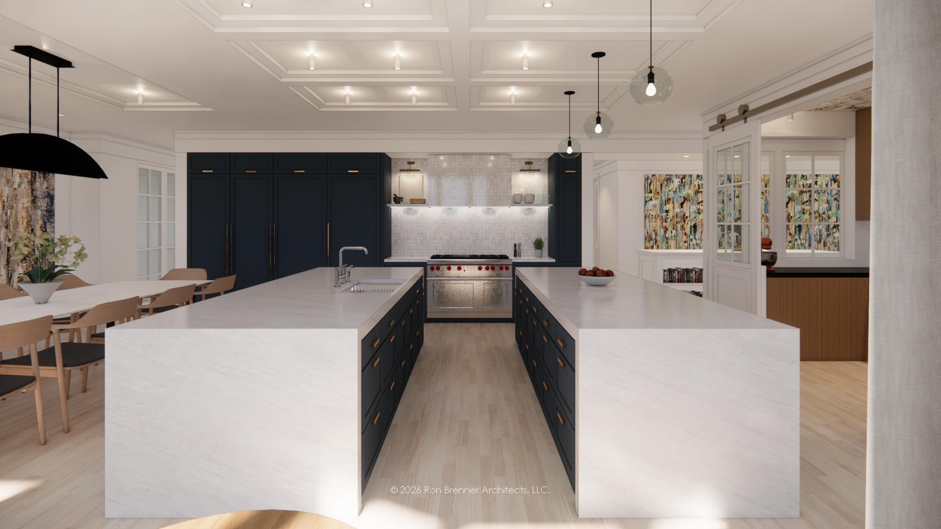 Architect Rendition D - Kitchen