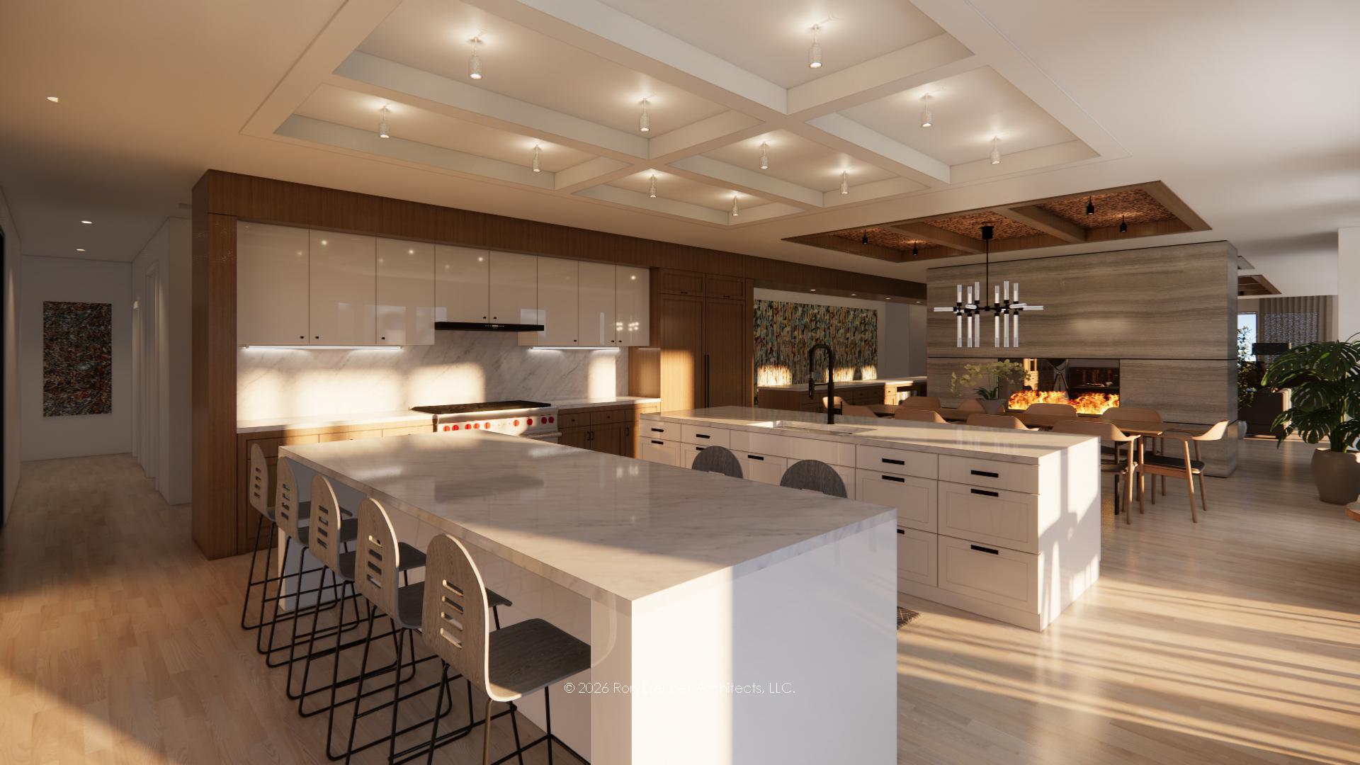 Architect Rendition A - Kitchen