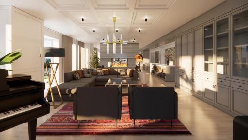 Architect Rendition C - Living