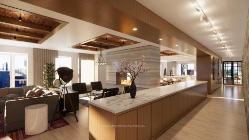 Architect Rendition A - Gallery to Living