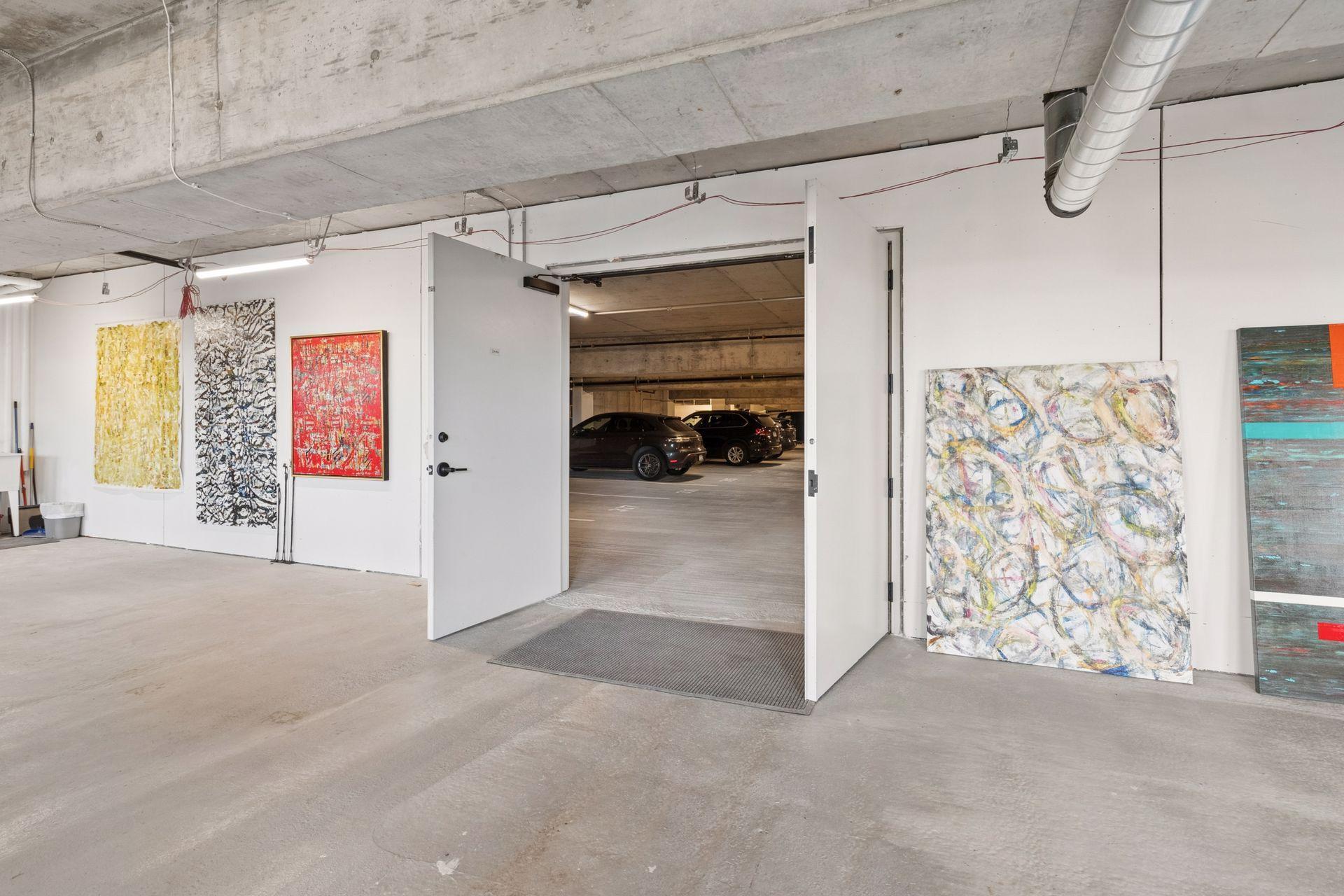 Auxiliary to Parking Garage Door 1 of 2