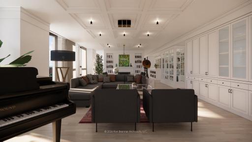 Architect Rendition D - Living