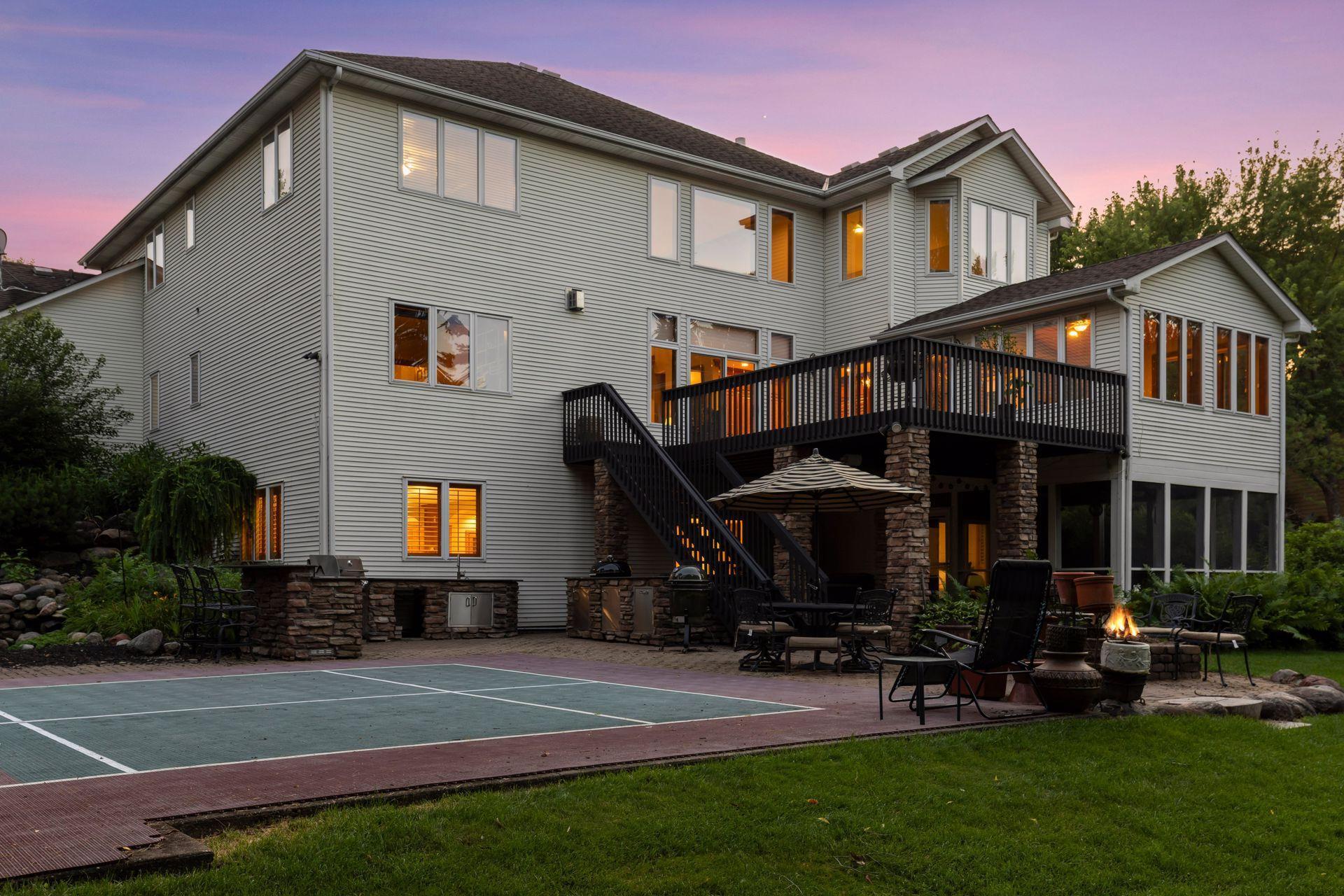 17558 George Moran Drive - Oversized deck overlooking Lake Mitchell.