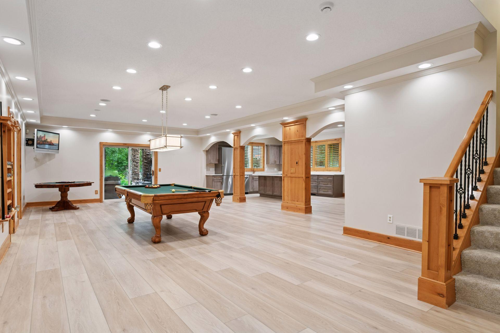 17558 George Moran Drive - Large lower level entertainment area.