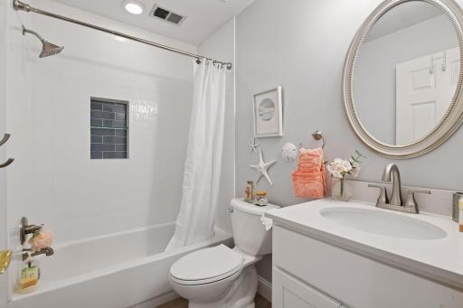 17558 George Moran Drive - Four bedrooms on the upper level. Primary suite with a sitting area and Spa bath. Three additional bedrooms, two bedrooms with a jack & Jill full bathroom. Additional bedroom has a full bathroom.