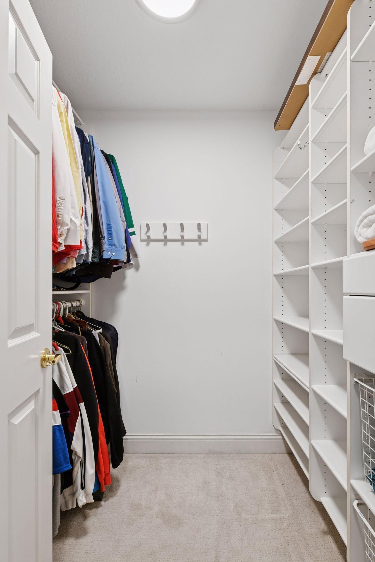17558 George Moran Drive - Two primary closets.