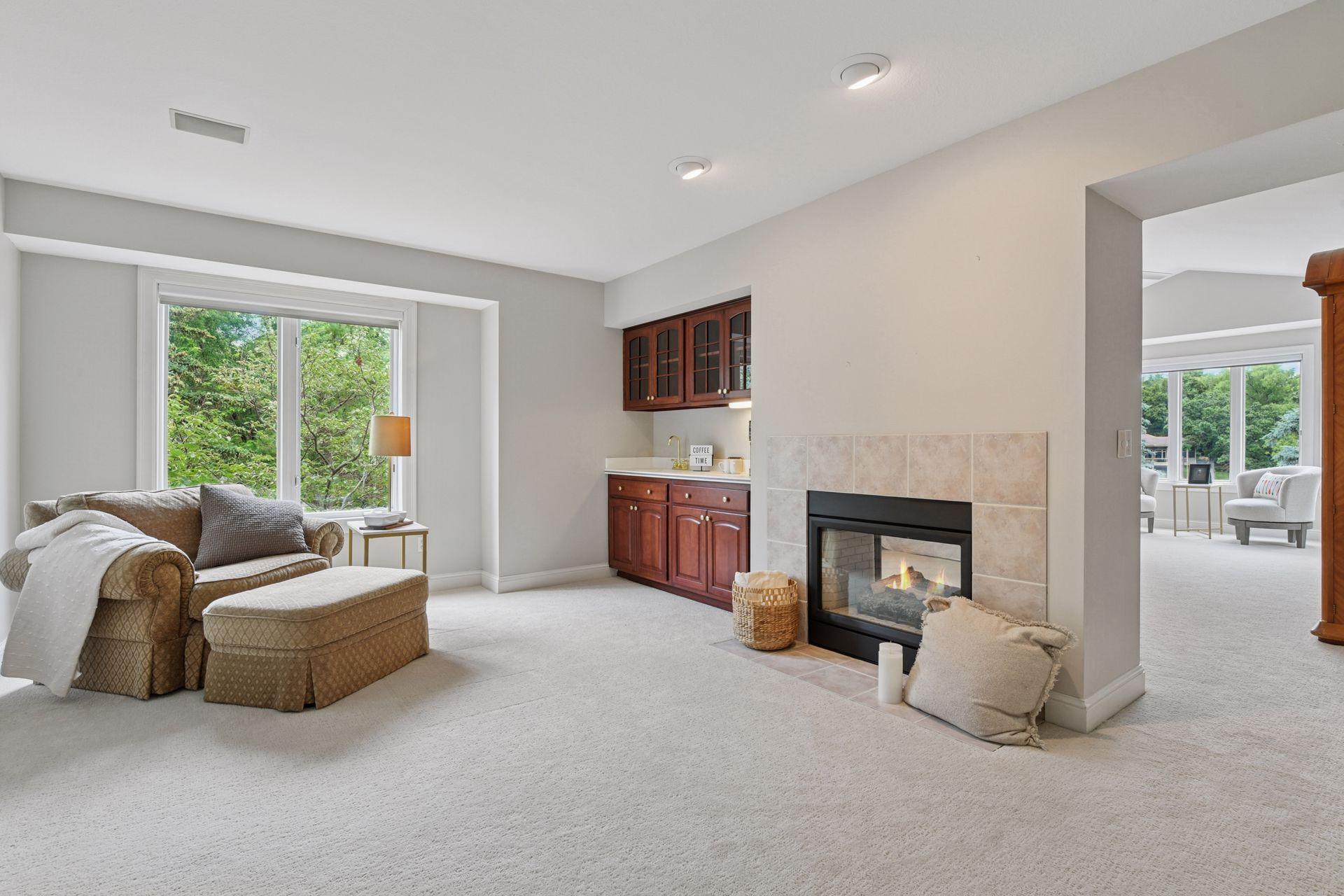 17558 George Moran Drive - Primary bedroom is a sanctuary! double doors lead into the cozy primary suite.