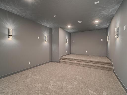 Well, you could convert the lower level gym into a theatre room.....your call!!