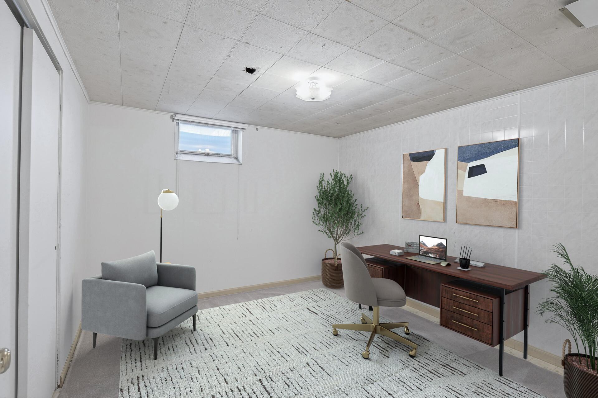 Virtually Staged Office