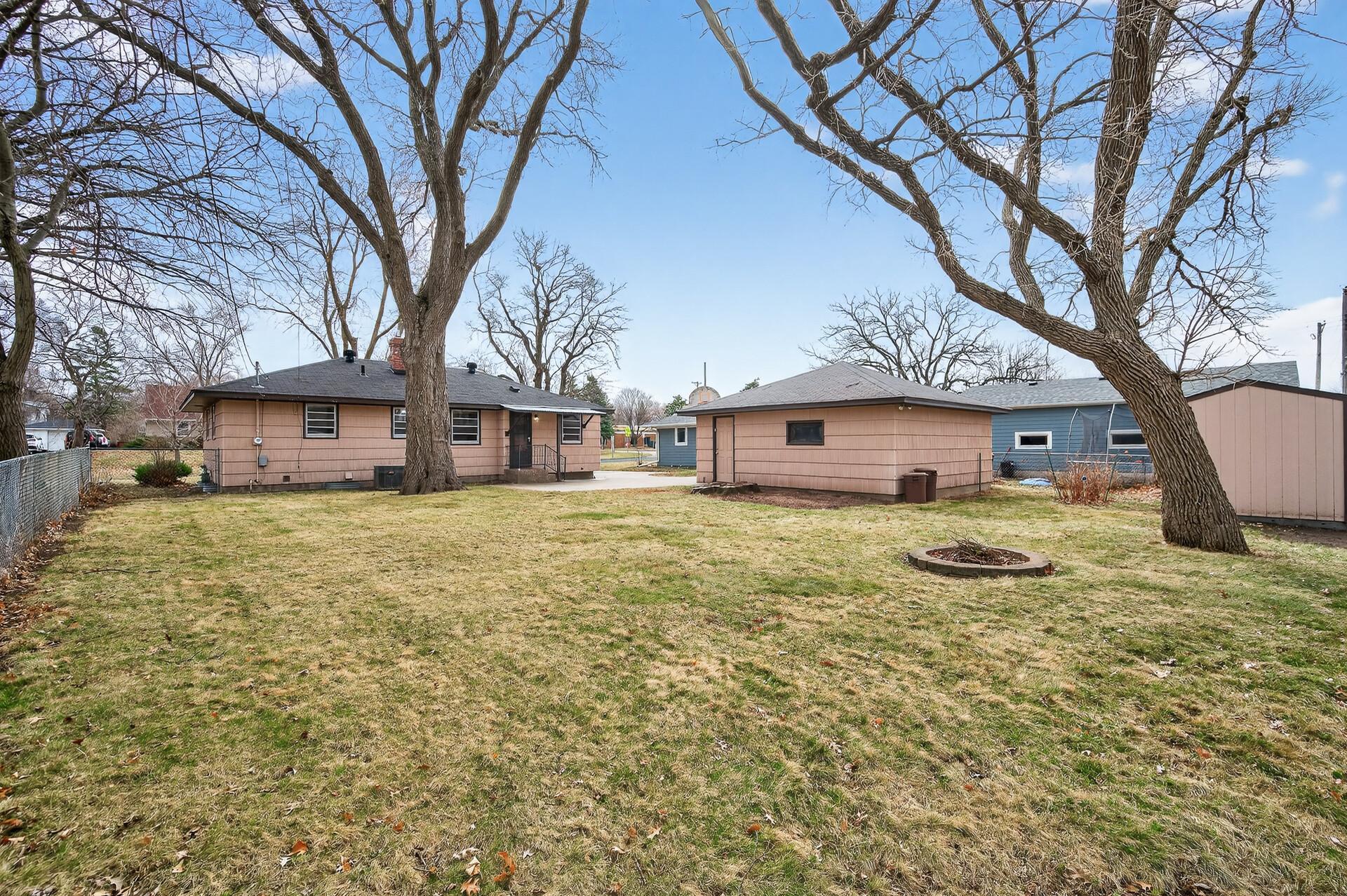 Nice Size Yard with Firepit & Mature Trees