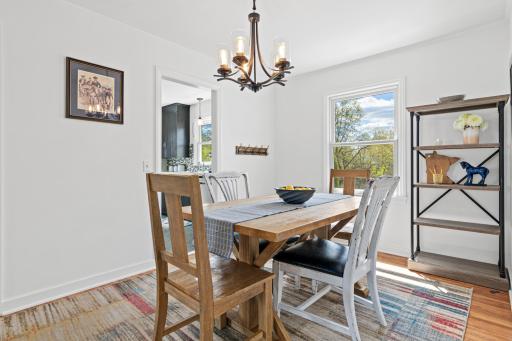 This room is ideal for meals, game-nights, or basking in the company of friends and family