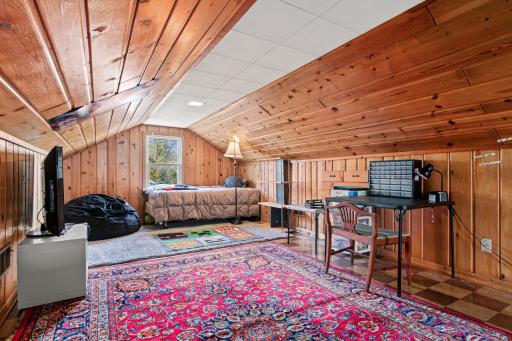 Upstairs in the finished attic, you will find a fantastic space for whatever you need!