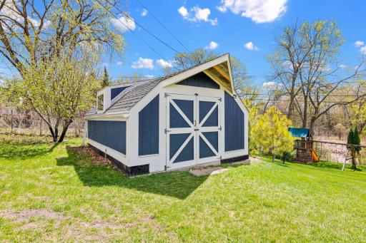 a HUGE storage shed will be an ideal place for all of your yard toys, tools, and beyond
