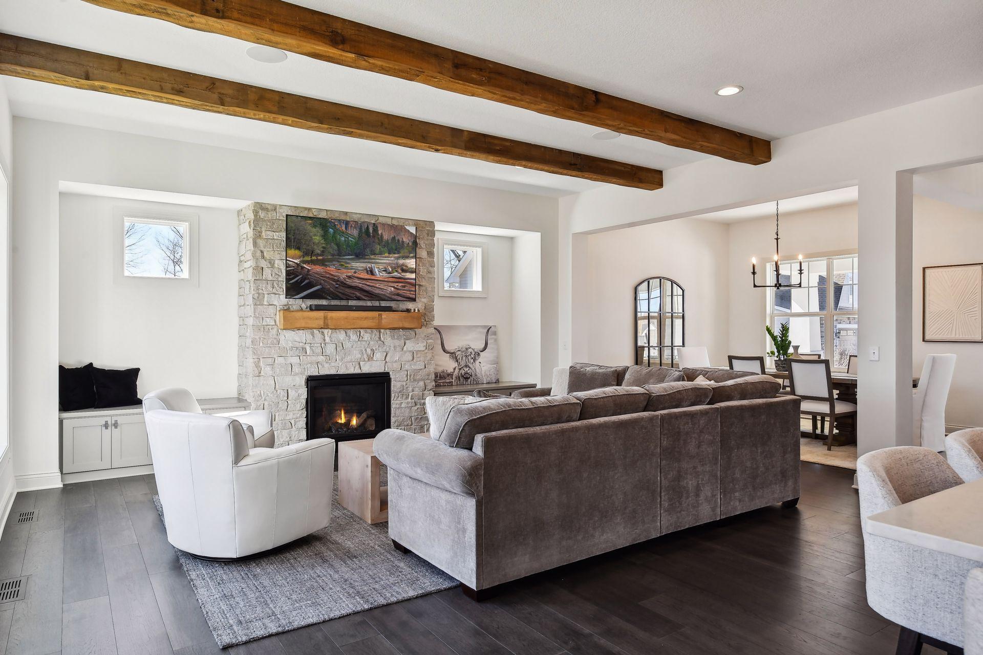 Cozy main level living room