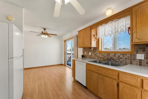 Another view of the kitchen