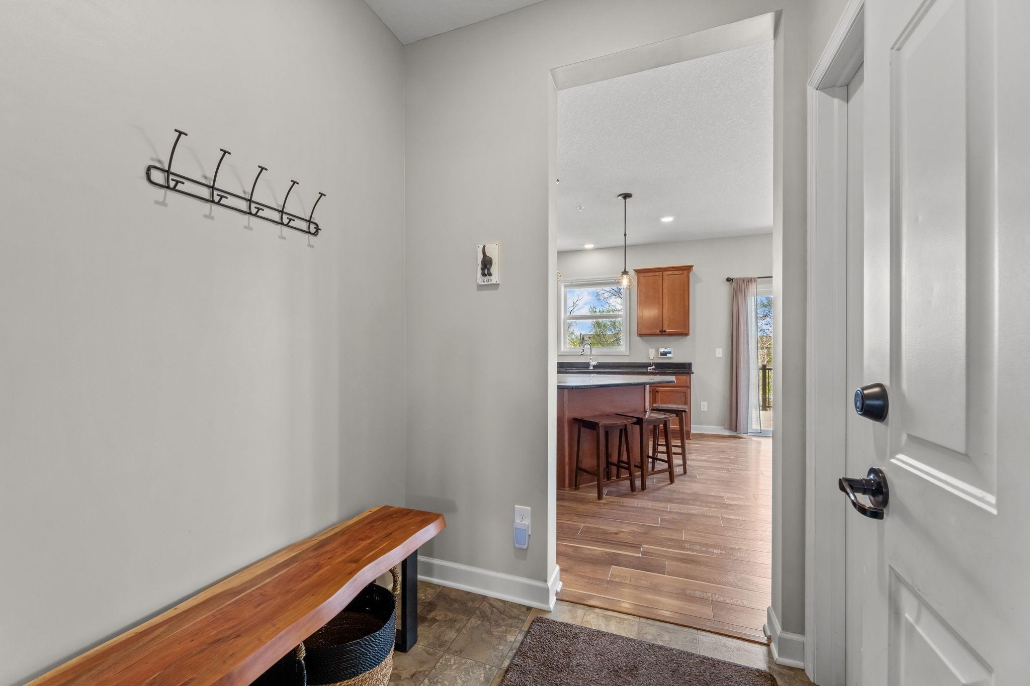 Entryway off Garage