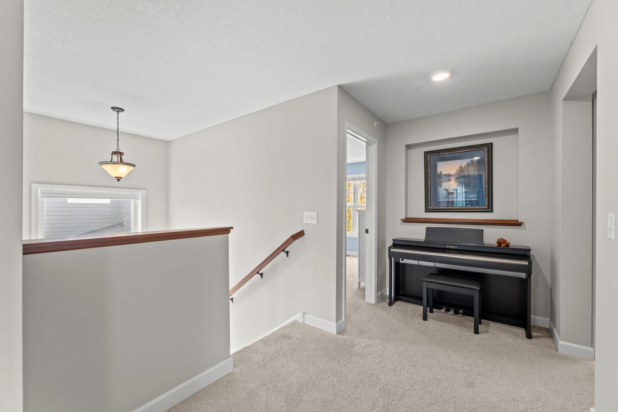 Loft area leading to 4 bedrooms plus laundry