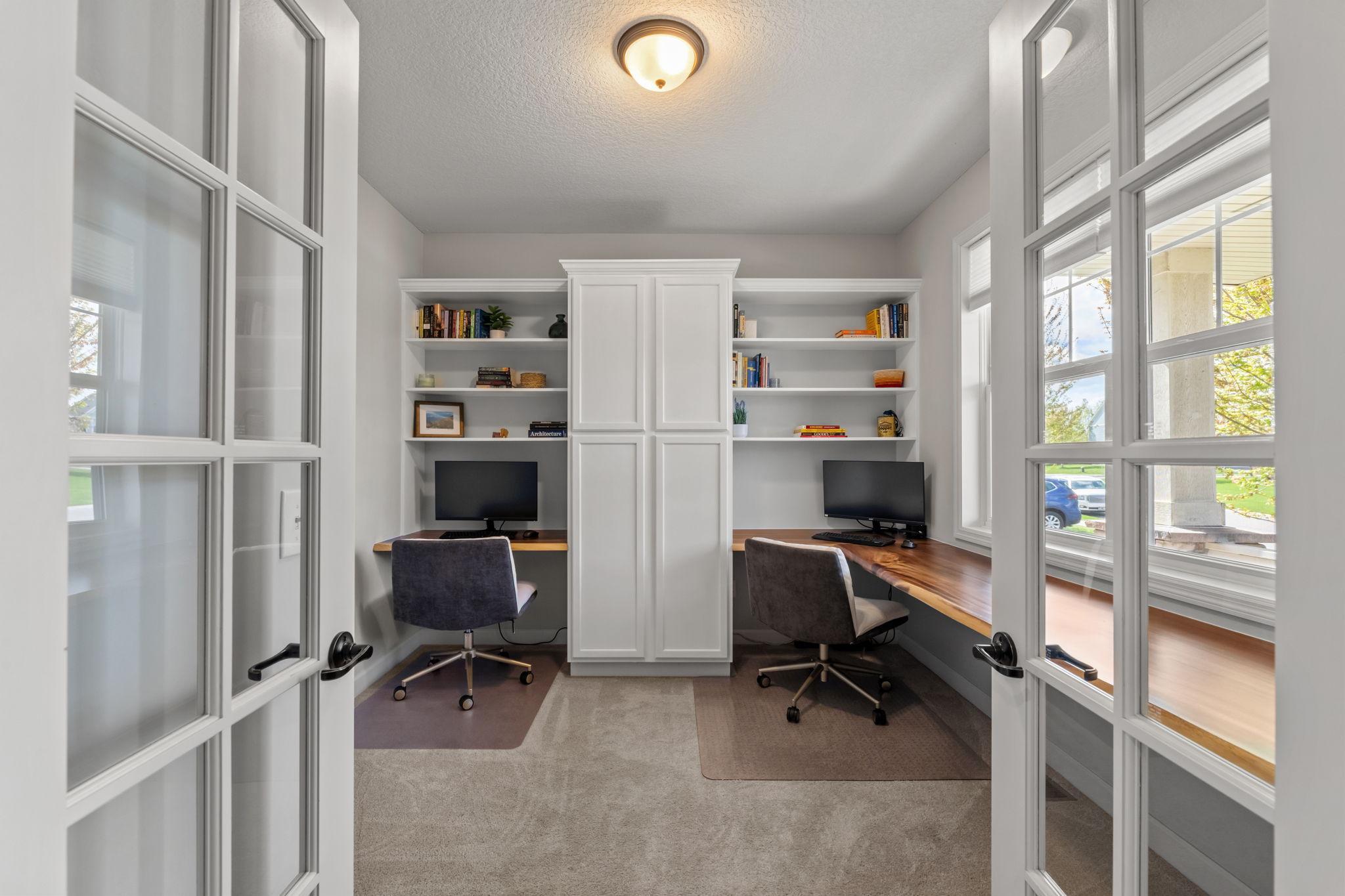 Custom-built office/study