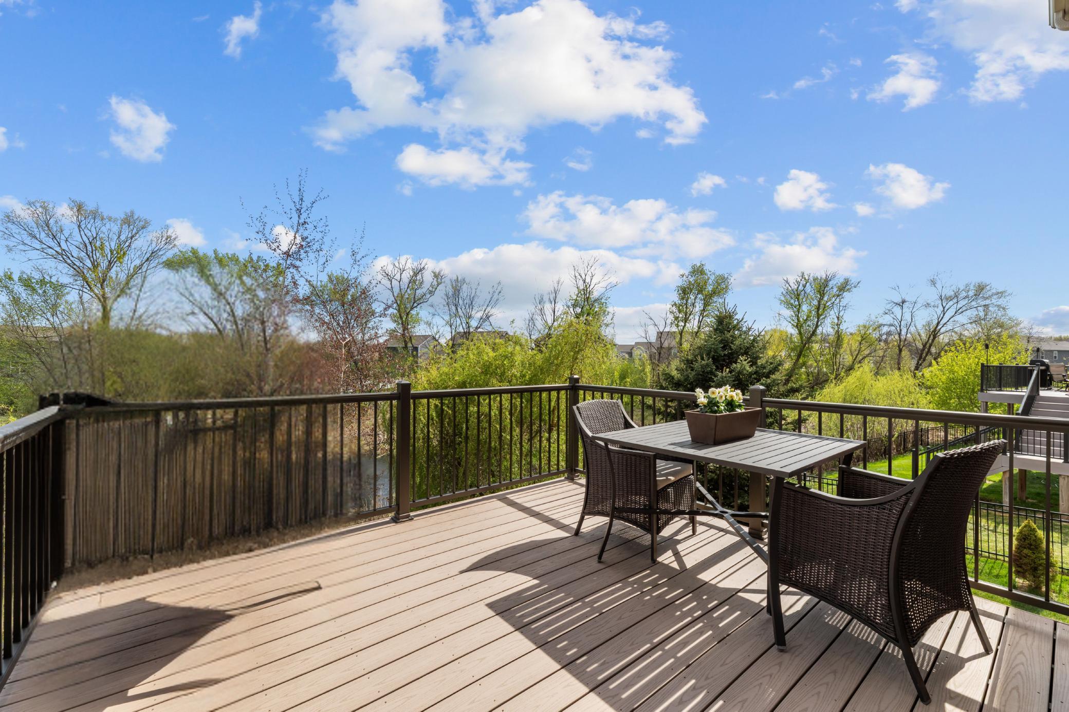 Amazing deck view